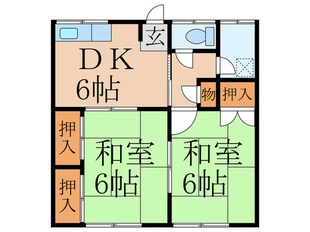 物件間取画像